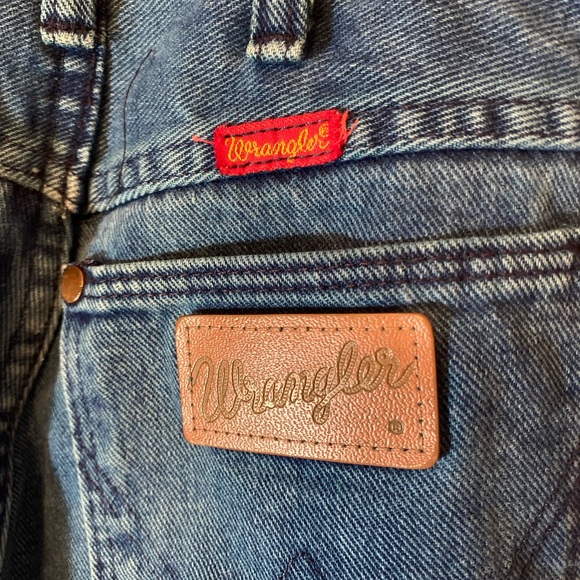 Blue Wash Straight Jeans - Picture 3 of 5